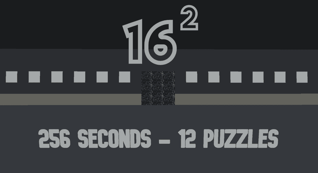 The logo for 16^2, a Minecraft map for 1.16.3 by Henzoid on MCCreations