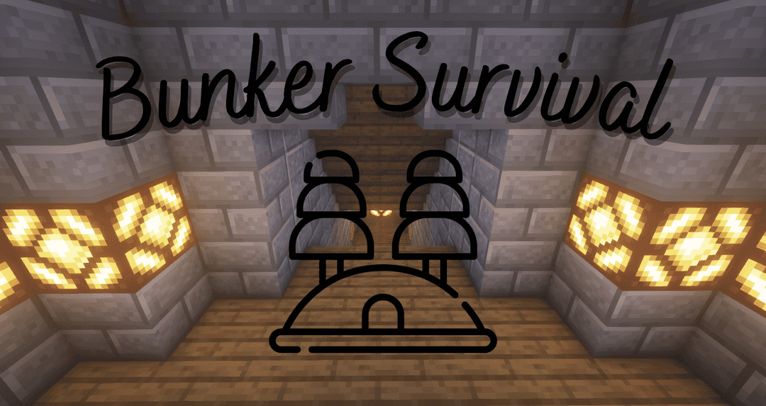 The logo for Bunker Survival, a Minecraft map for 1.16.5 by Mr_Markie on MCCreations