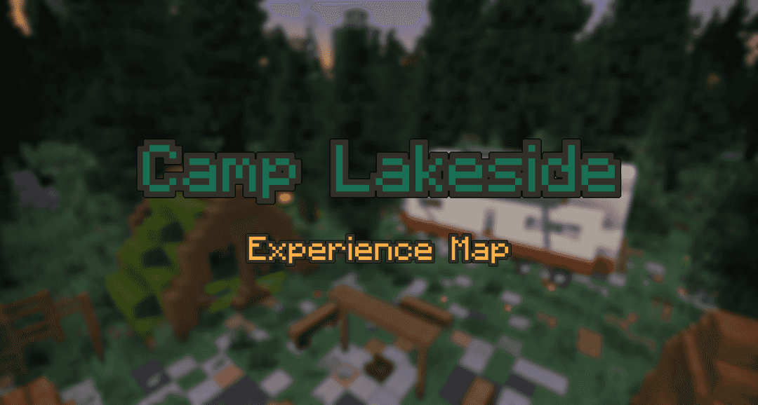 The logo for Camp Lakeside, a Minecraft map for 1.19.3 by Slender on MCCreations
