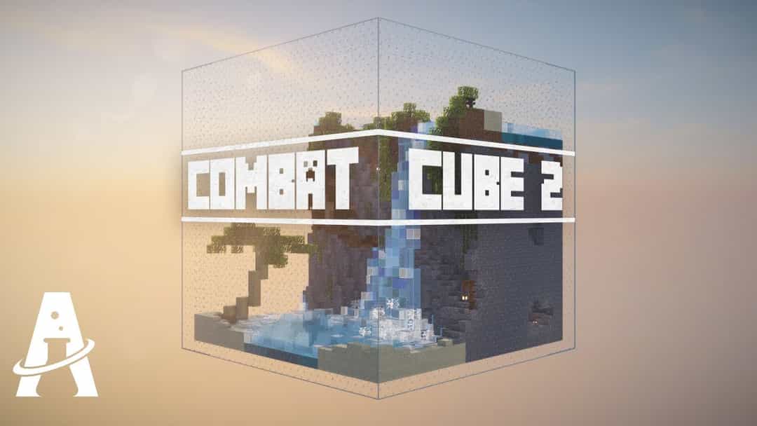 The logo for Combat Cube 2, a Minecraft map for  by ArcadiaLabs on MCCreations