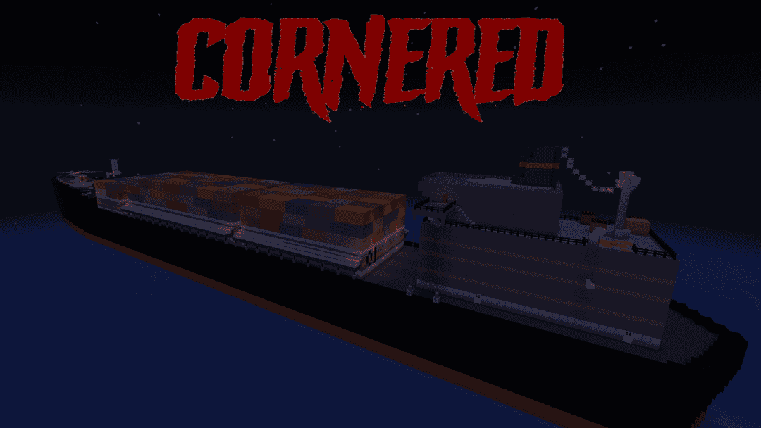 The logo for Cornered, a Minecraft map for 1.16.2 by TheDragsterMC on MCCreations