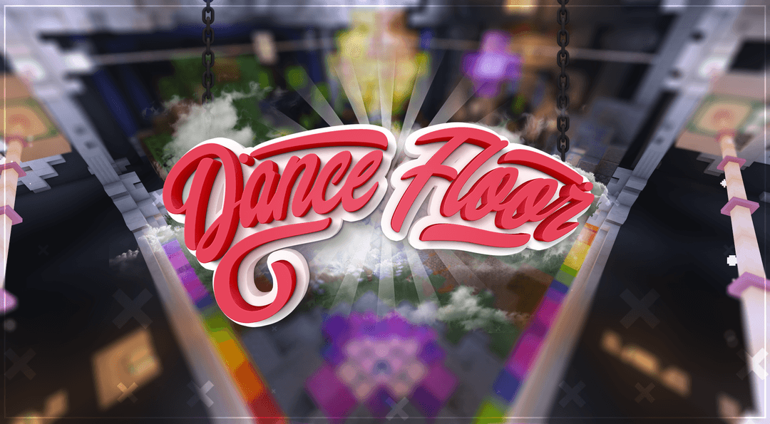 The logo for Dance Floor, a Minecraft map for 1.15.2 by CemreK on MCCreations