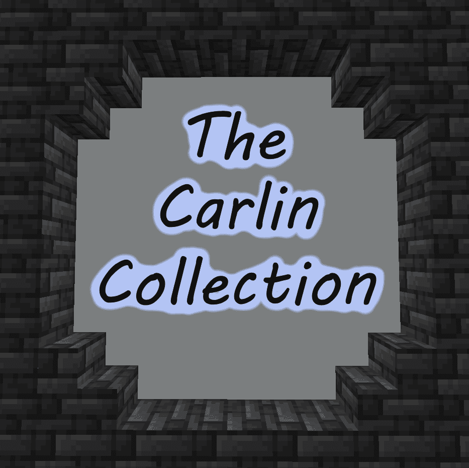 The logo for Find the Button: The Carlin Collection, a Minecraft map for 1.20.1 by DeuxiemeCarlin on MCCreations