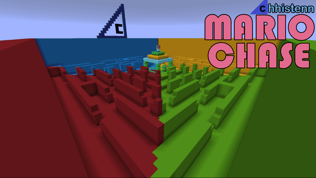 The logo for Mario Chase, a Minecraft map for 1.16.5 by Chhistenn on MCCreations