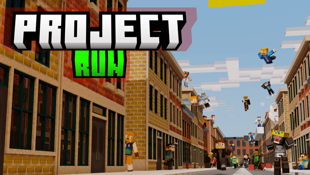 The logo for Project Run, a Minecraft map for 1.19.2 by Minigame Makers on MCCreations