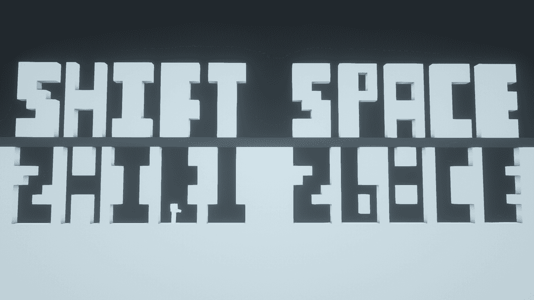 The logo for SHIFT SPACE, a Minecraft map for 1.15.2 by redinator2000 on MCCreations