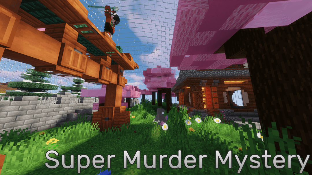 The logo for Super Traitor Mystery, a Minecraft map for 1.17.1 by The People On Earth on MCCreations