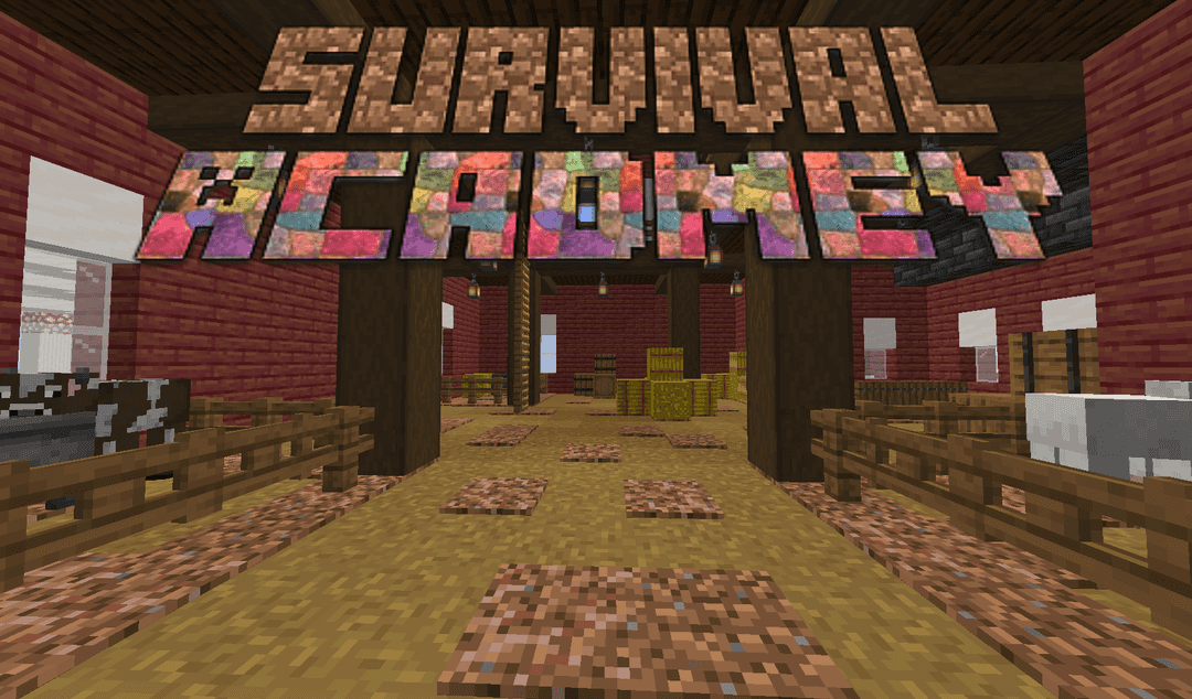 The logo for Survival Academy, a Minecraft map for 1.19.2 by MagicJoshua on MCCreations