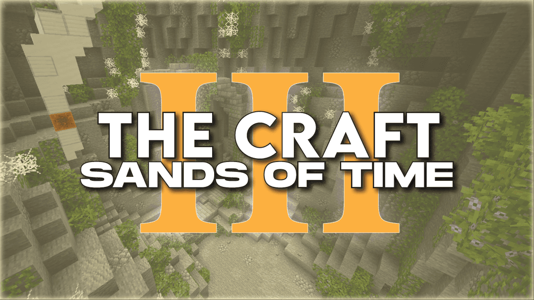 The logo for The Craft III - Sands of Time, a Minecraft map for 1.17.1 by FeatureFire on MCCreations
