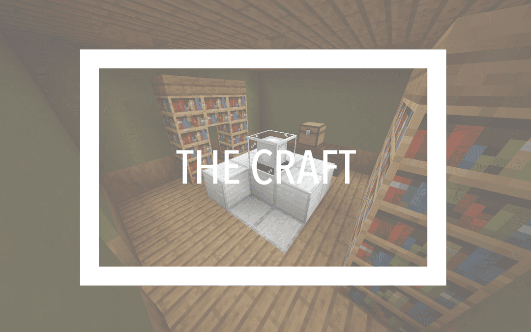 The logo for The Craft, a Minecraft map for  by FeatureFire on MCCreations