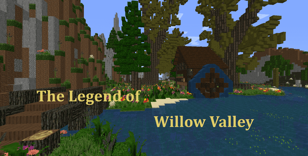 The logo for The Legend of Willow Valley, a Minecraft map for 1.13.2 by mick_5 on MCCreations