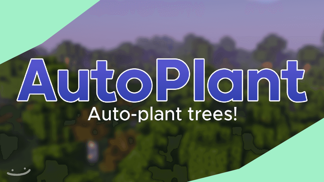 The logo for AutoPlant, a Minecraft datapack for 1.13+ by CXG on MCCreations