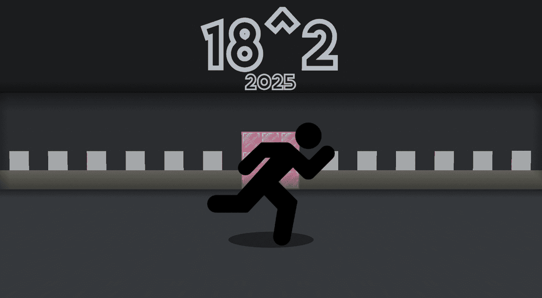 The logo for EighteenSquared 2025, a Minecraft map for 1.21.4 by Henzoid on MCCreations