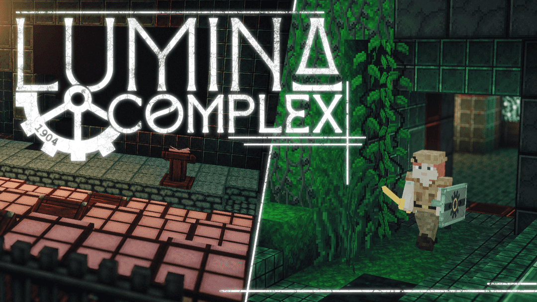 The logo for Lumina Complex, a Minecraft map for 1.20.2 by link2012 on MCCreations