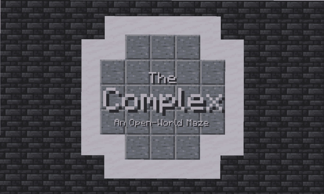 The logo for The Complex: An Open-World Maze, a Minecraft map for 1.21.1 by DeuxiemeCarlin on MCCreations