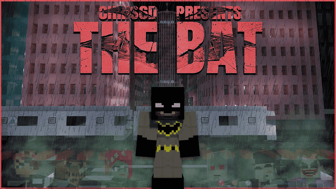The logo for THE BAT – Batman Open-World Map, a Minecraft map for 1.20.4 by Chris6d on MCCreations