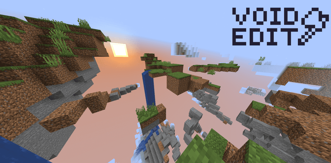 The logo for Void Edit, a Minecraft datapack for 1.21.4 by Codzilla on MCCreations