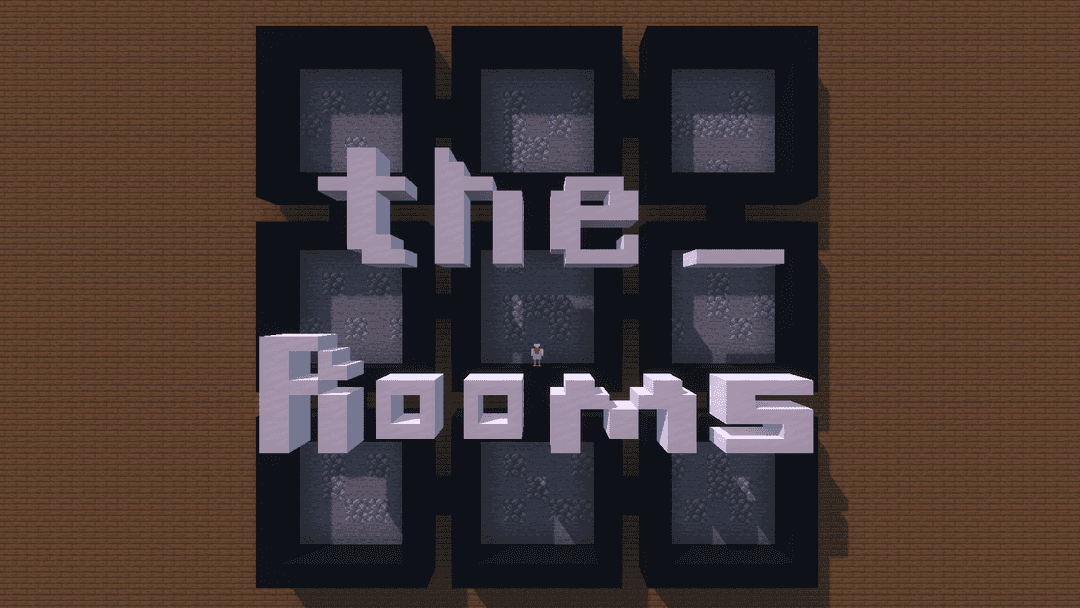The logo for the_Rooms, a Minecraft map for 1.15.2 by colbycoded on MCCreations