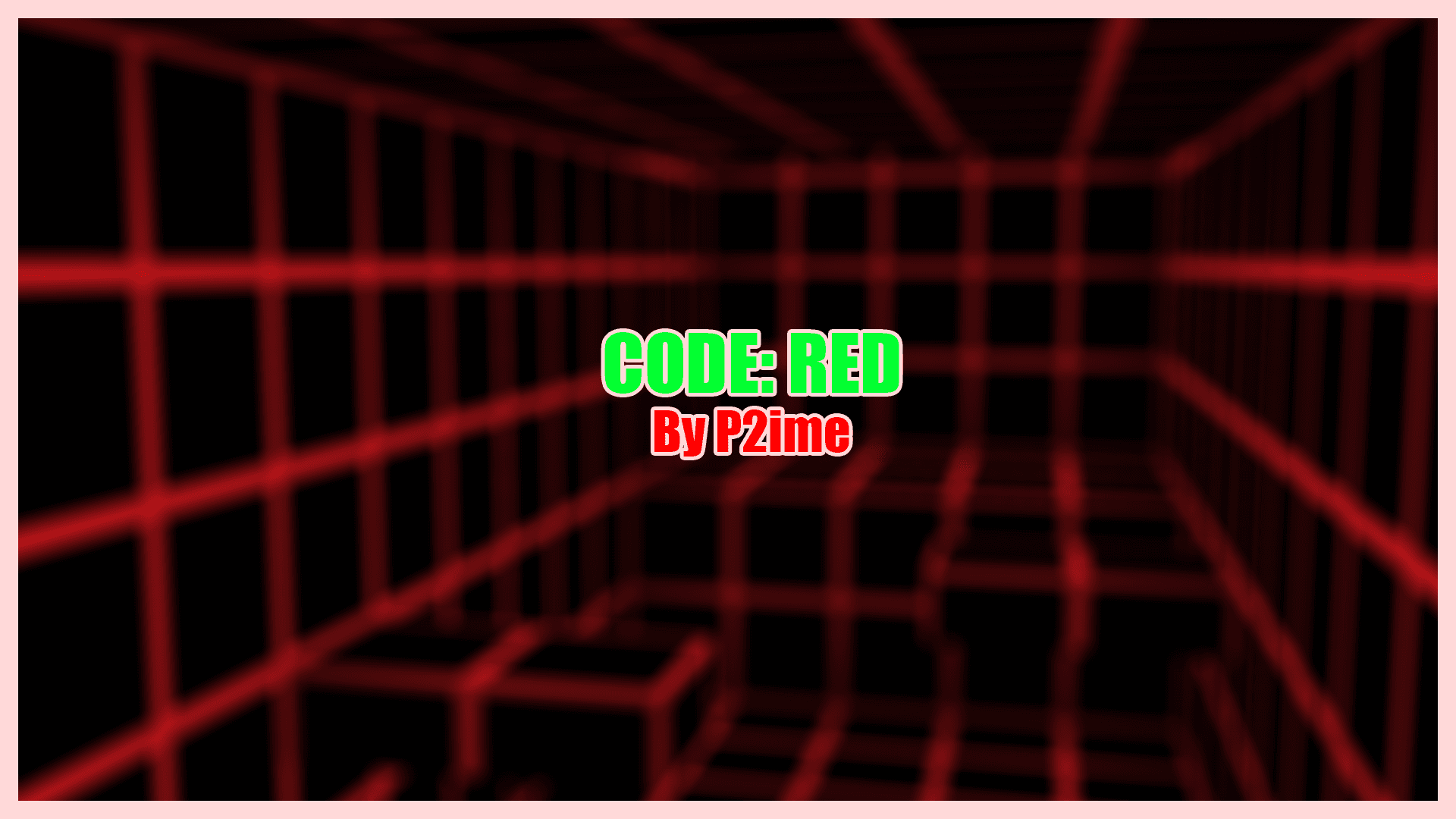 The logo for Code: Red, a Minecraft map for Minecraft 1.19 by p2ime on MCCreations