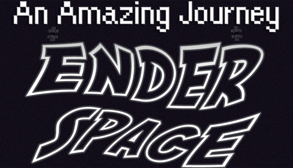 The logo for An Amazing Journey: Ender Space, a Minecraft map for Minecraft 1.15.2 by TheZaius on MCCreations