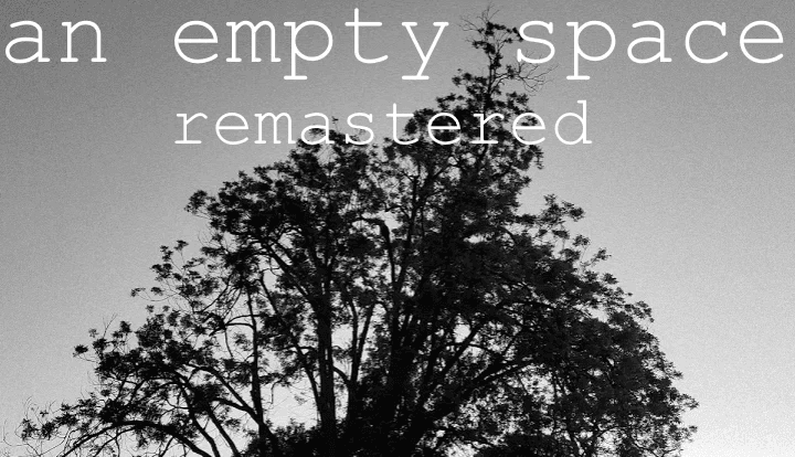The logo for An Empty Space - Remastered, a Minecraft map for Minecraft 1.16.4 by DeuxiemeCarlin on MCCreations