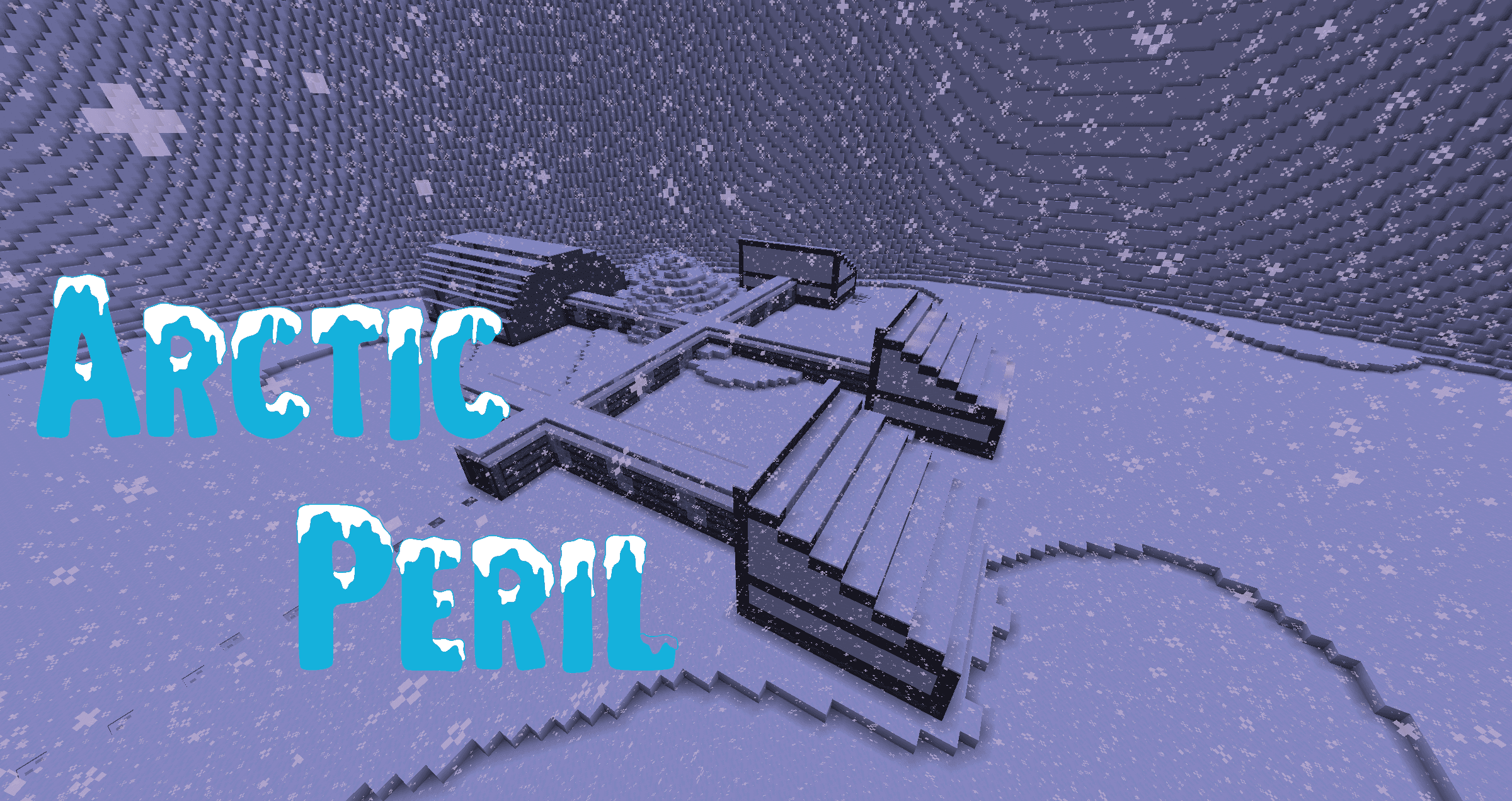 The logo for Arctic Peril, a Minecraft map for Minecraft 1.16 by Cipher Studios on MCCreations