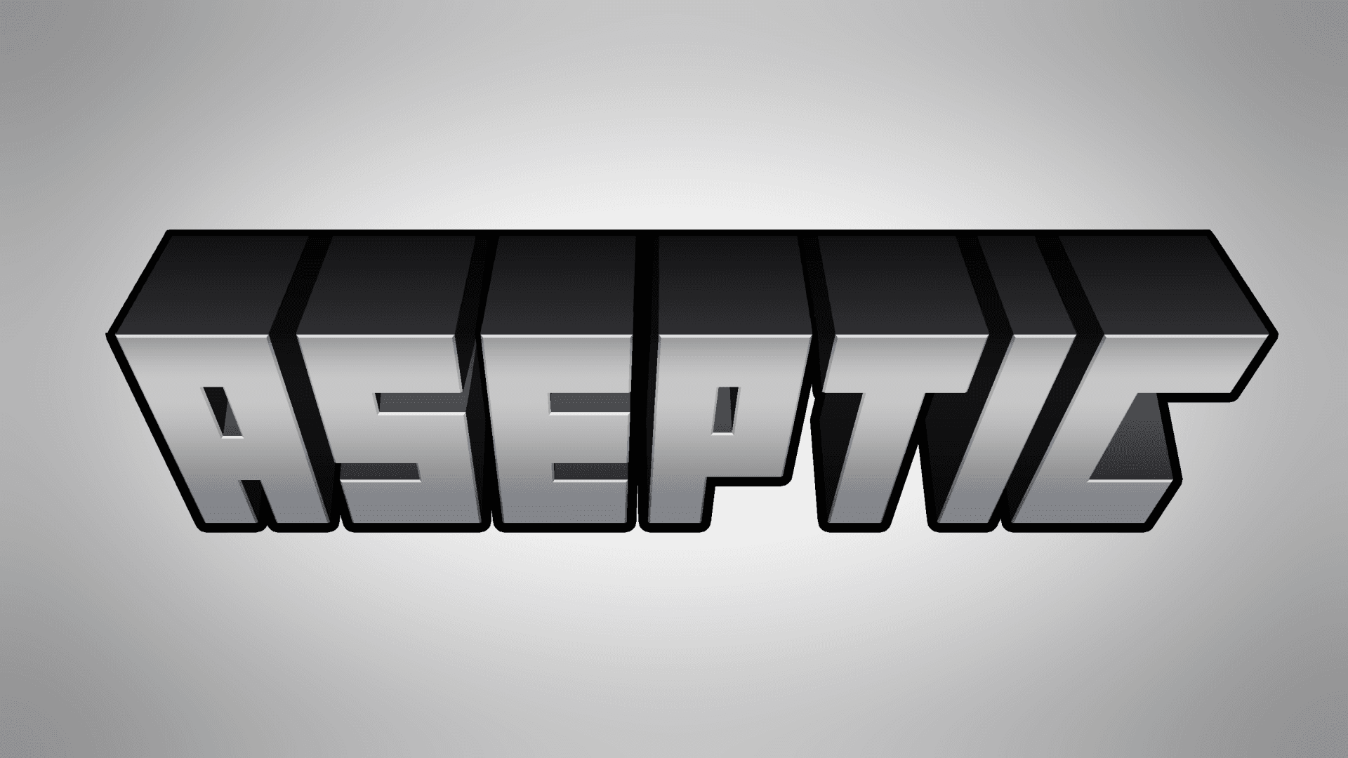 The logo for Aseptic, a Minecraft map for Minecraft 1.18.1 by FingerMaps on MCCreations