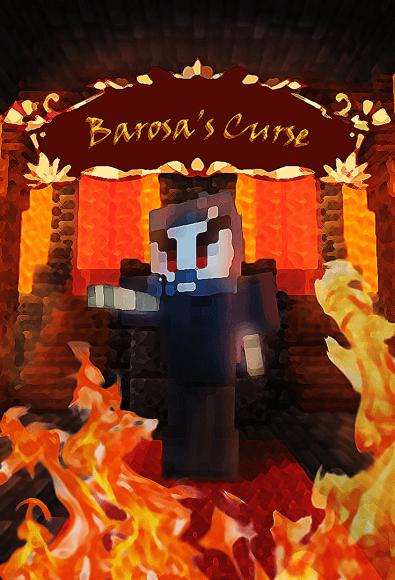 The logo for Barosa's Curse, a Minecraft map for Minecraft 1.19.3 by TheWorfer27 on MCCreations