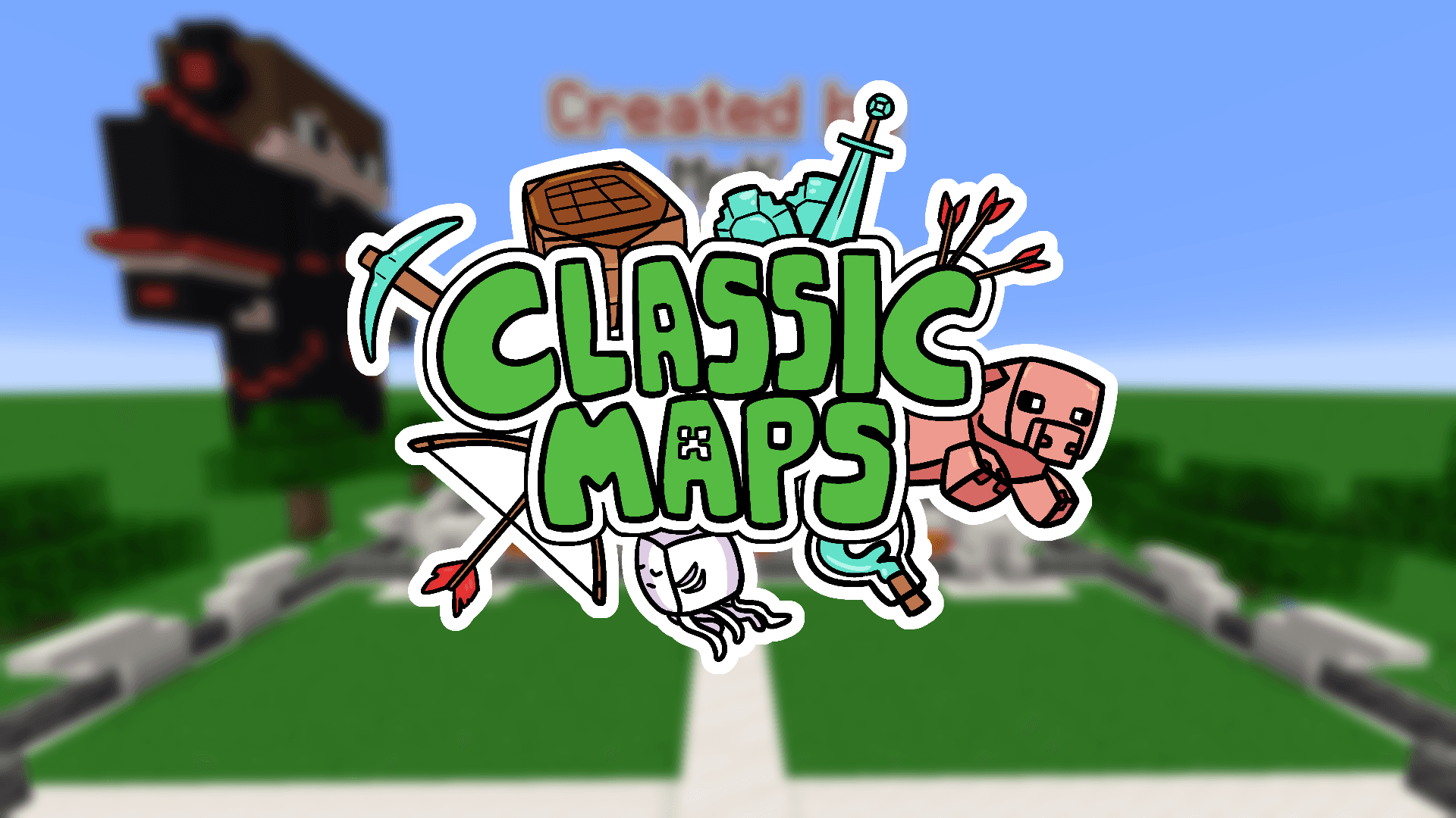 The logo for Classic Maps, a Minecraft map for Minecraft 1.18.2 by MrKacafirekCZ on MCCreations