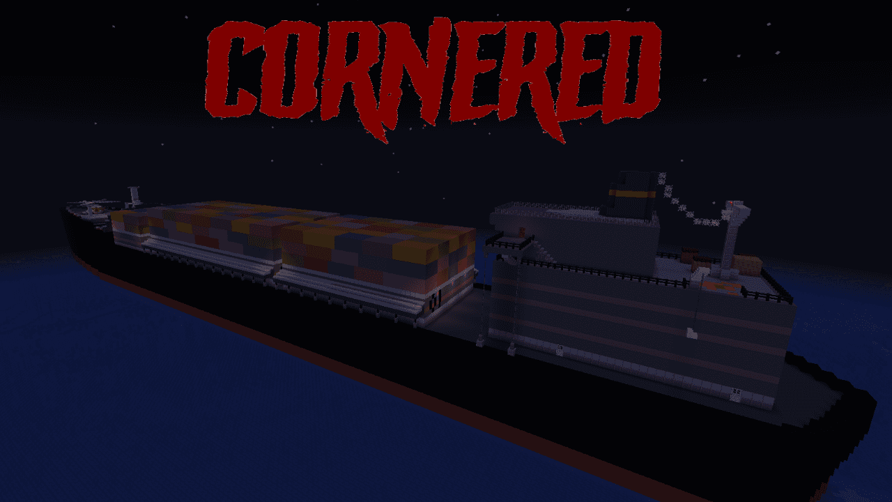 The logo for Cornered, a Minecraft map for Minecraft 1.16.2 by TheDragsterMC on MCCreations