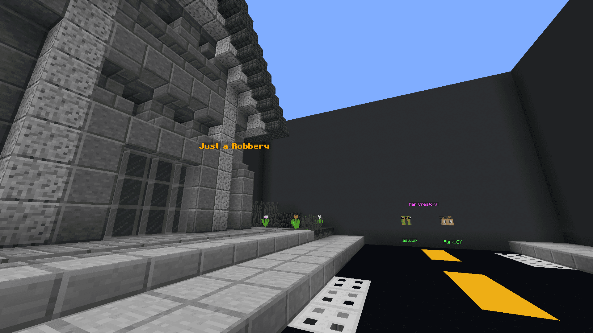 The logo for Just a Robbery, a Minecraft map for Minecraft 1.13.2 by asluup on MCCreations