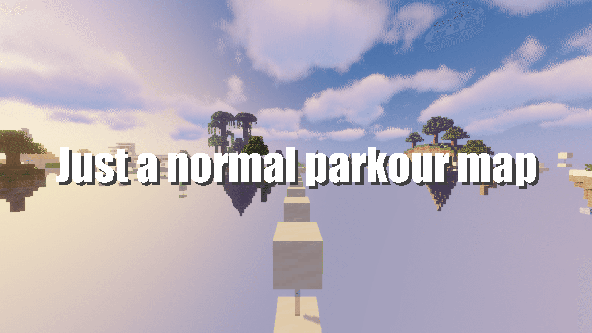 The logo for Just a normal parkour map, a Minecraft map for Minecraft 1.16.1 by MrKacafirekCZ on MCCreations