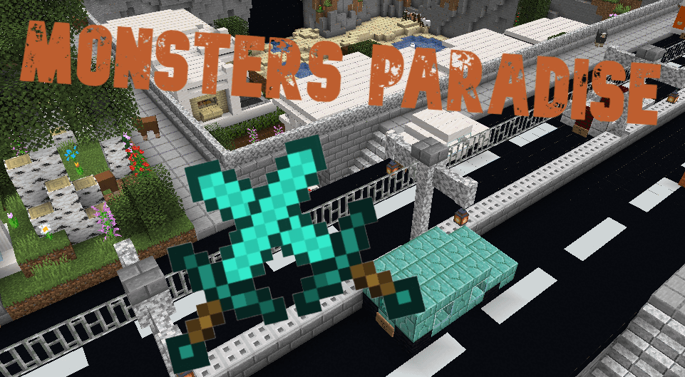 The logo for Monsters paradise, a Minecraft map for Minecraft 1.16.3 by Zombie1111 on MCCreations