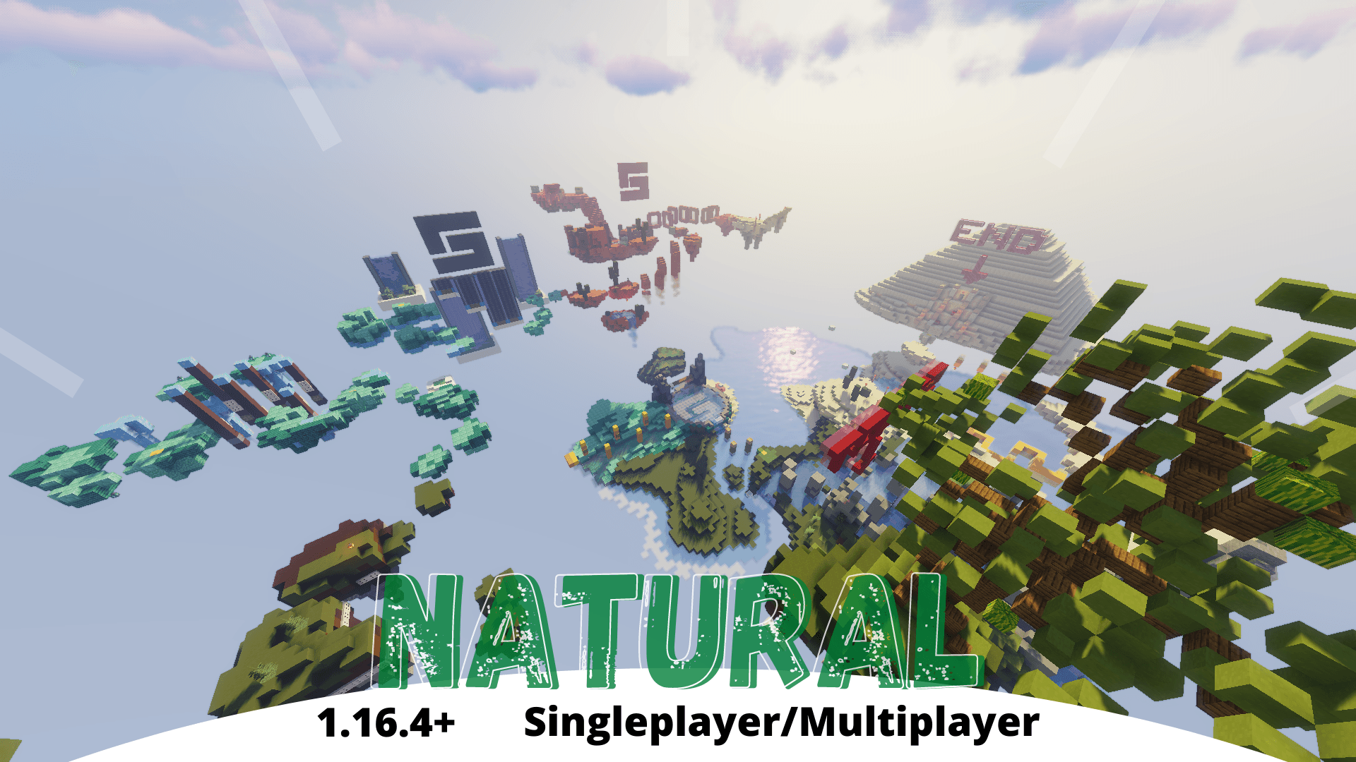 The logo for Natural, a Minecraft map for Minecraft 1.16.4 by Spark Games on MCCreations