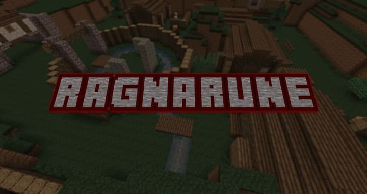 The logo for RagnaRune: Remastered, a Minecraft map for Minecraft 1.12+ by SeriousCraft on MCCreations