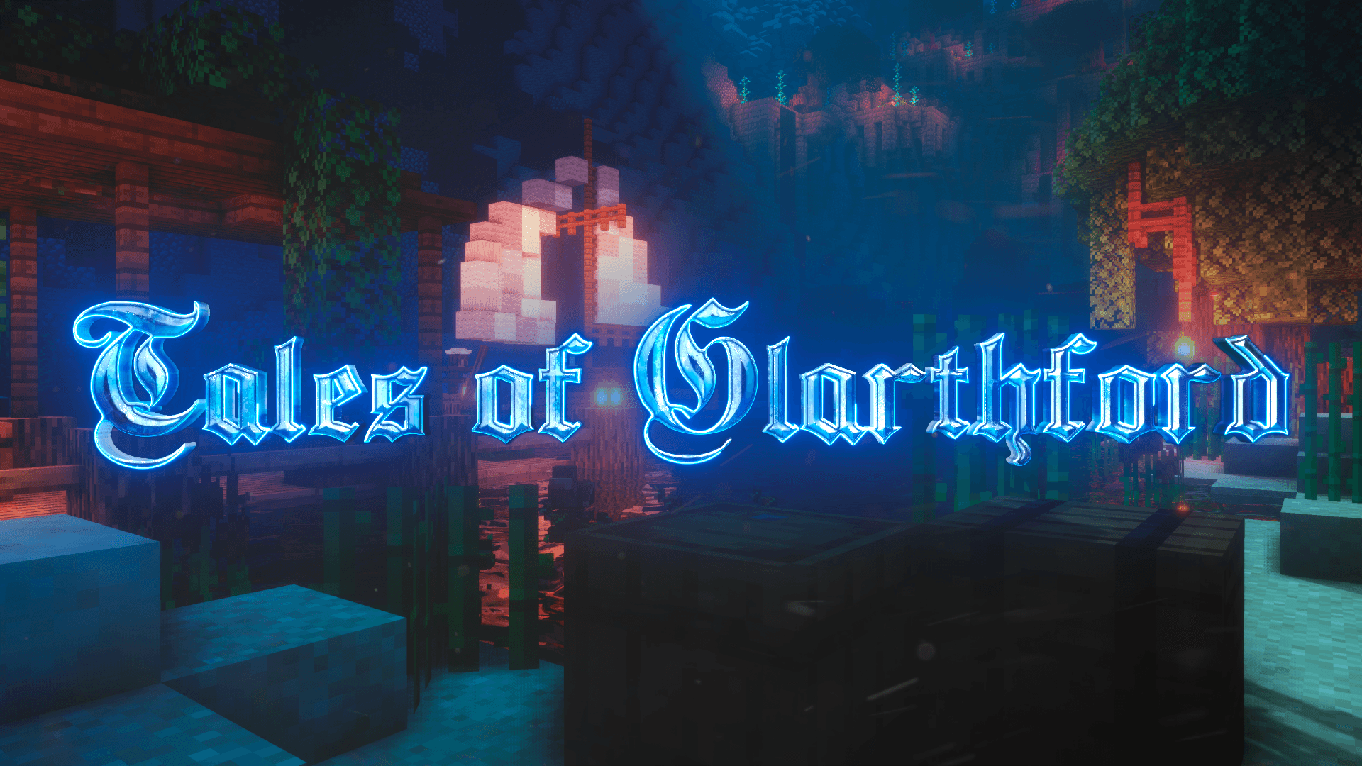 The logo for Tales of Glarthford, a Minecraft map for Minecraft 1.16.4 by McTsts on MCCreations