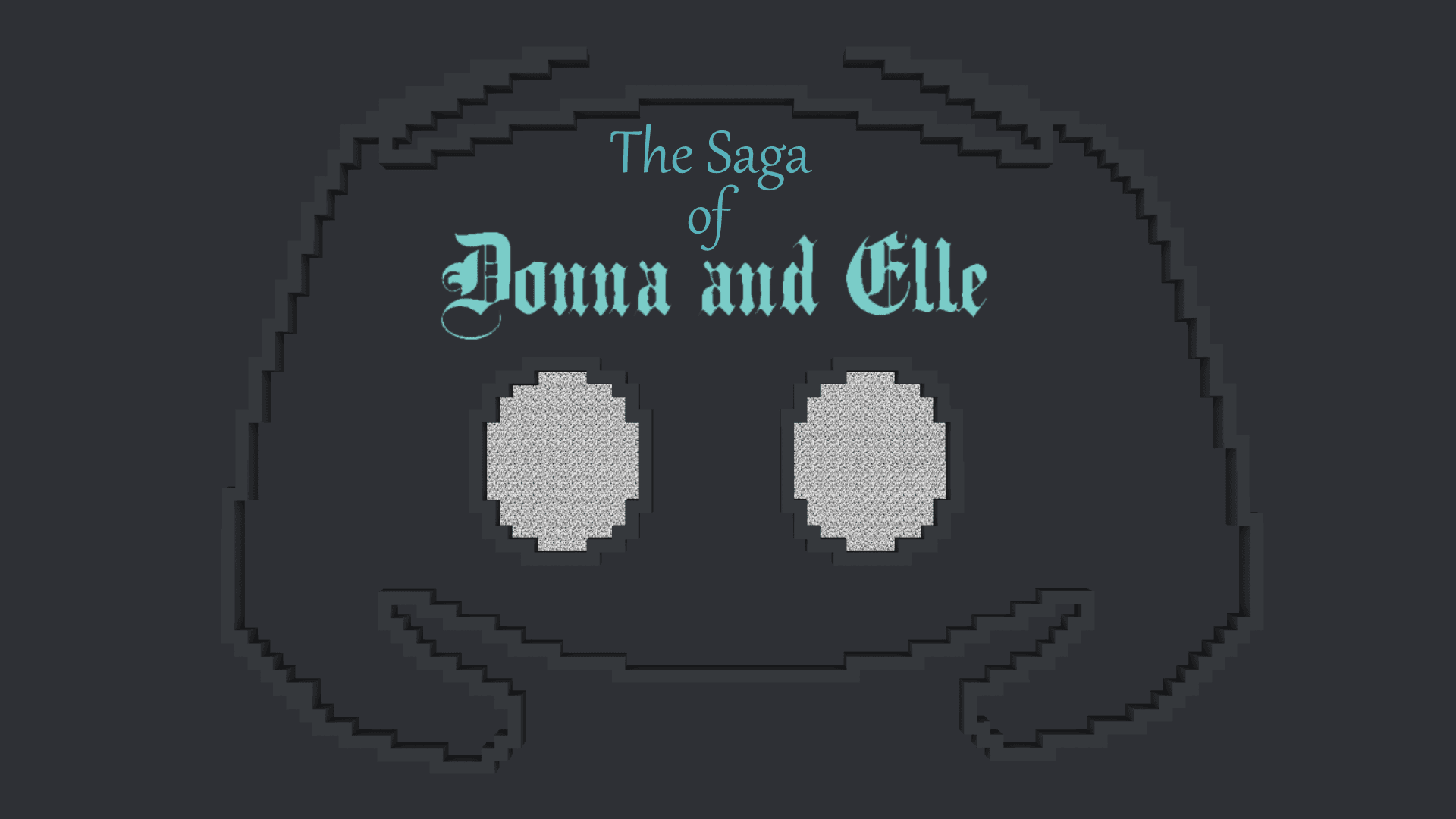 The logo for The Saga of Donna and Elle, a Minecraft map for Minecraft 1.17.1 by DeuxiemeCarlin on MCCreations