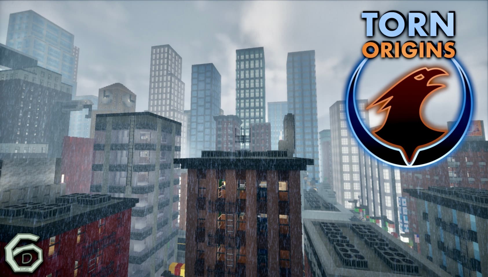 The logo for Torn: Origins, a Minecraft map for Minecraft 1.16.1 by Chris6d on MCCreations