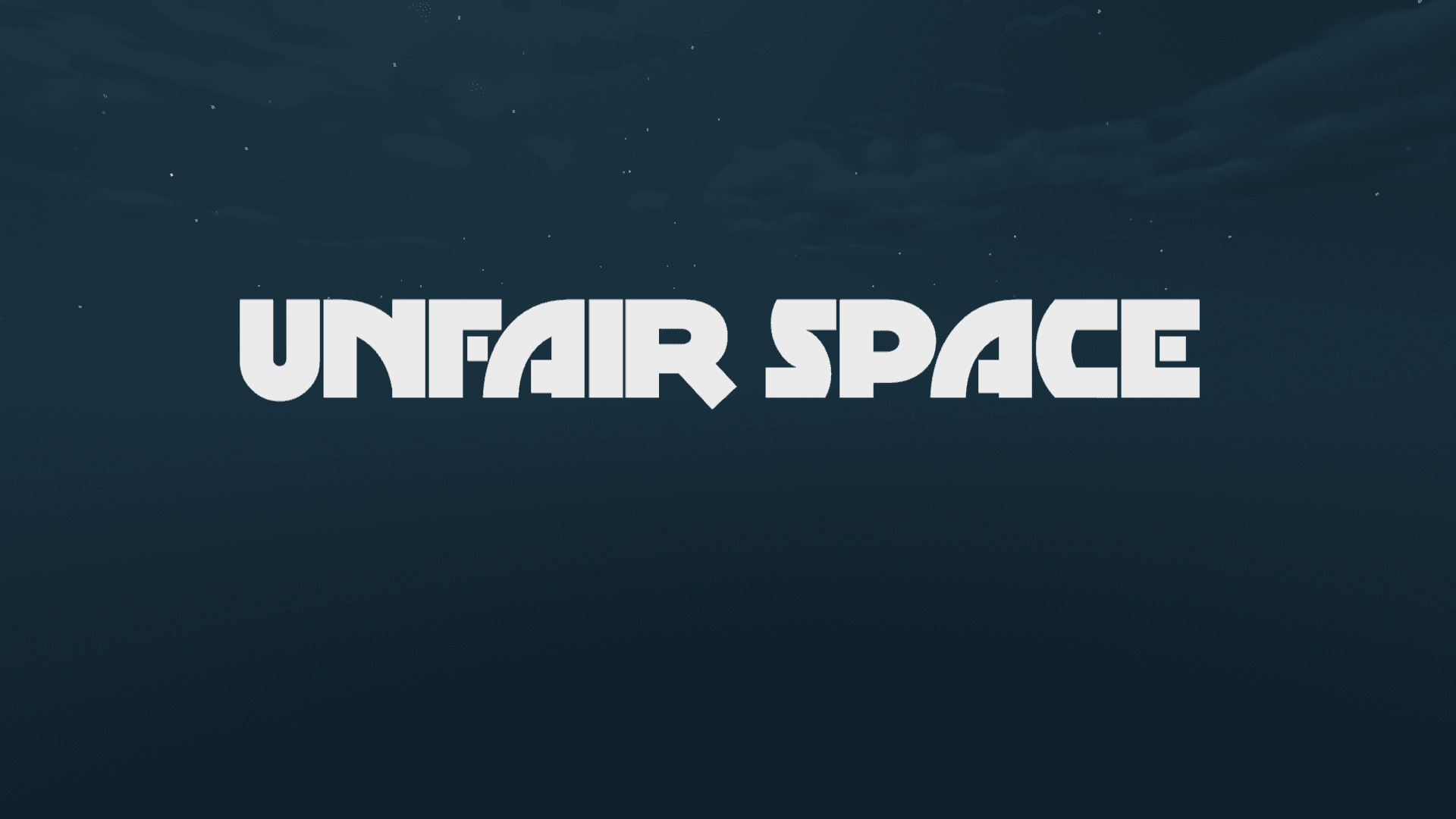 The logo for Unfair Space, a Minecraft map for Minecraft 1.16.4 by DiversifiedPlayz on MCCreations