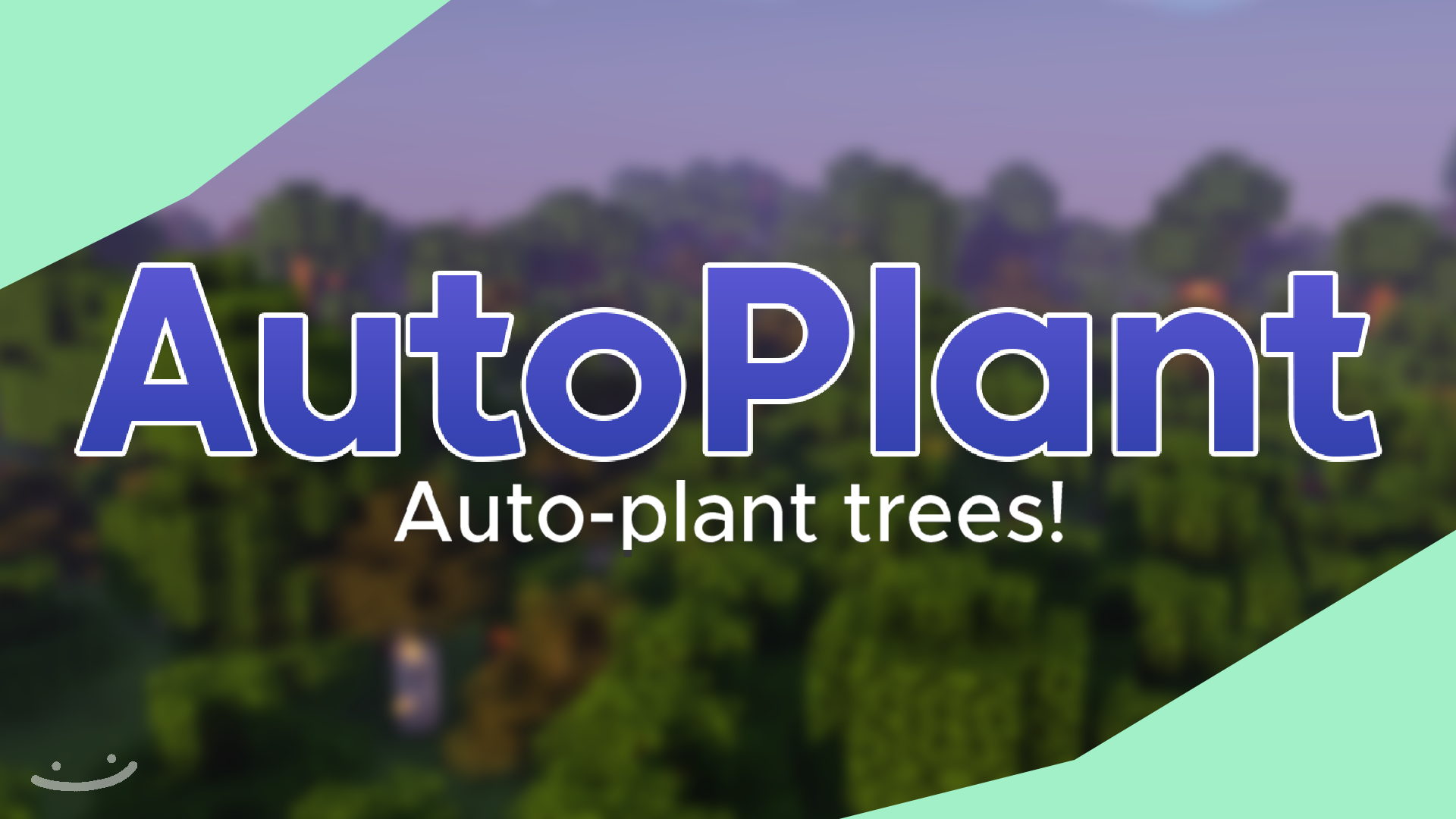 The logo for AutoPlant, a Minecraft Map for 1.13+ by CXG