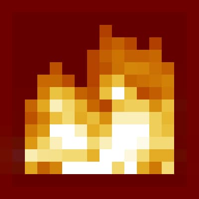 The logo for Low On Fire, a Minecraft resourcepack for Minecraft 1.21 by Haikis on MCCreations