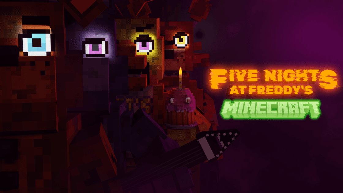 The logo for Armor Stands Five Nights at Freddy's, a Minecraft map for Minecraft 1.20.2 by ASP on MCCreations