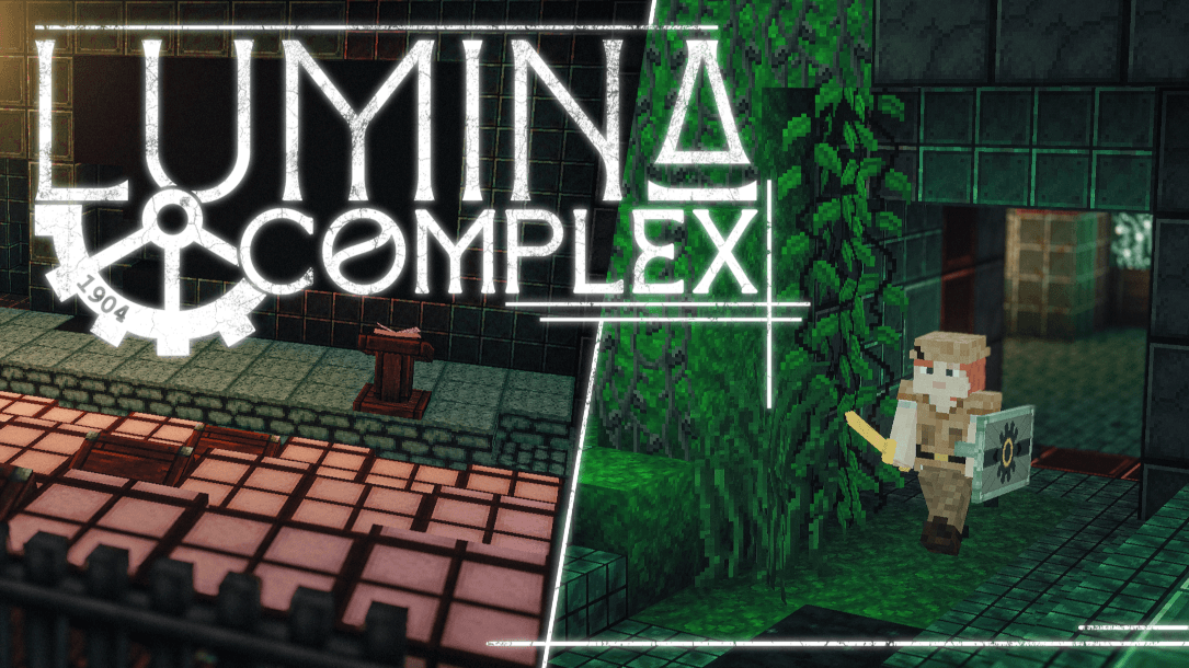 The logo for Lumina Complex, a Minecraft map for 1.20.2 by link2012 on MCCreations