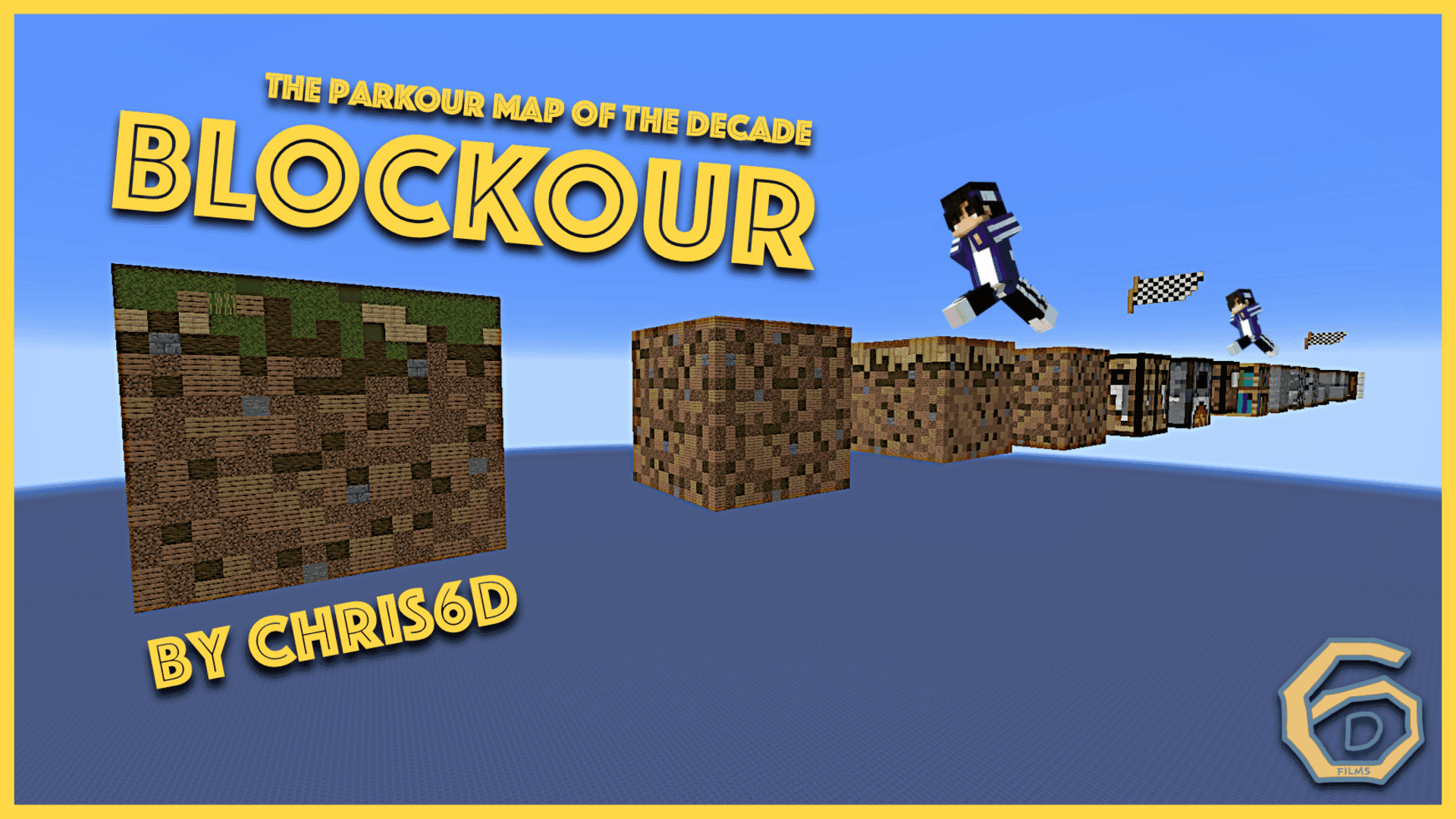 The logo for Blockour, a Minecraft map for Minecraft 1.21.4 by Chris6d on MCCreations