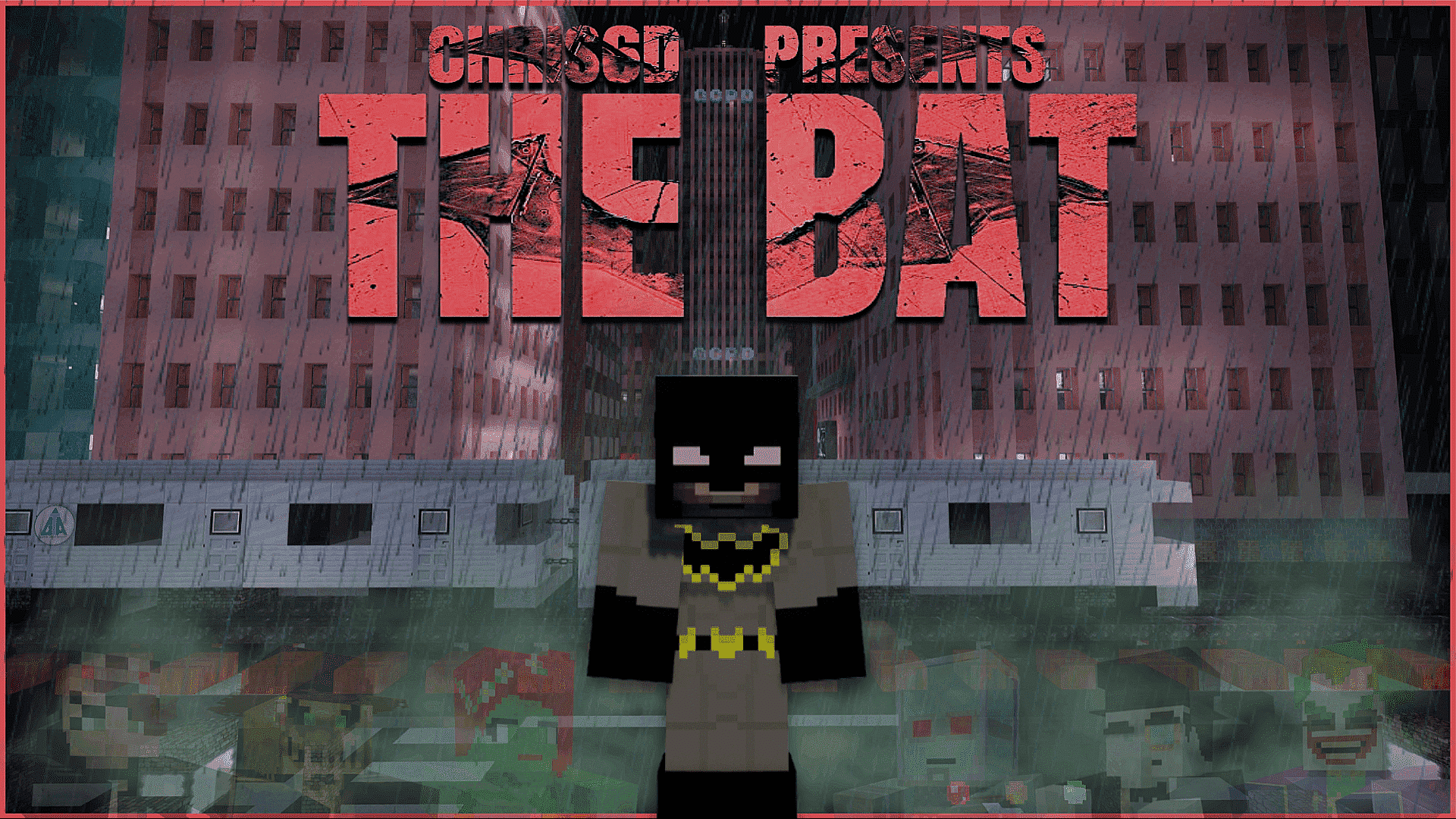 The logo for THE BAT – Batman Open-World Map, a Minecraft map for Minecraft 1.20.4 by Chris6d on MCCreations