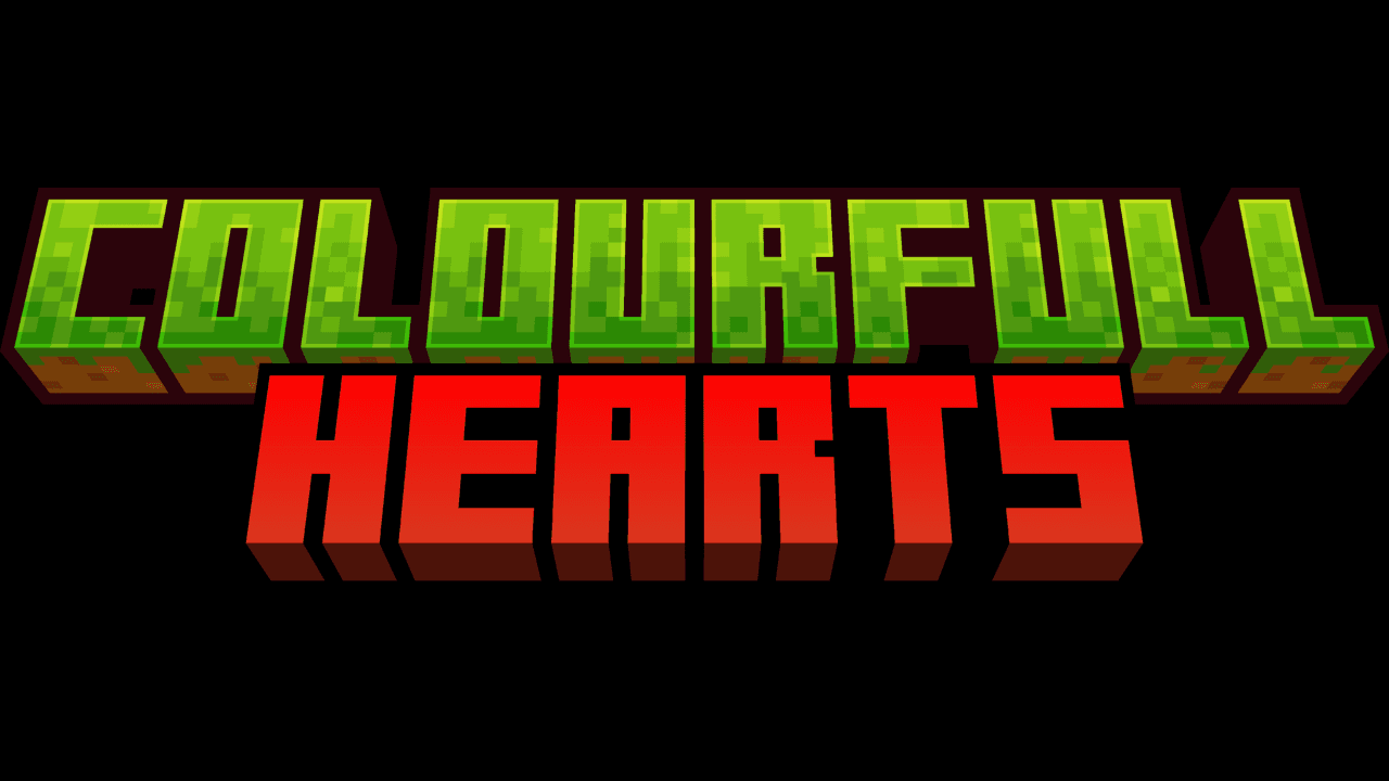 The logo for Colour Hearts 1.21 By Reaper Creations, a Minecraft resourcepack for Minecraft 1.21 by Reaper Creations on MCCreations