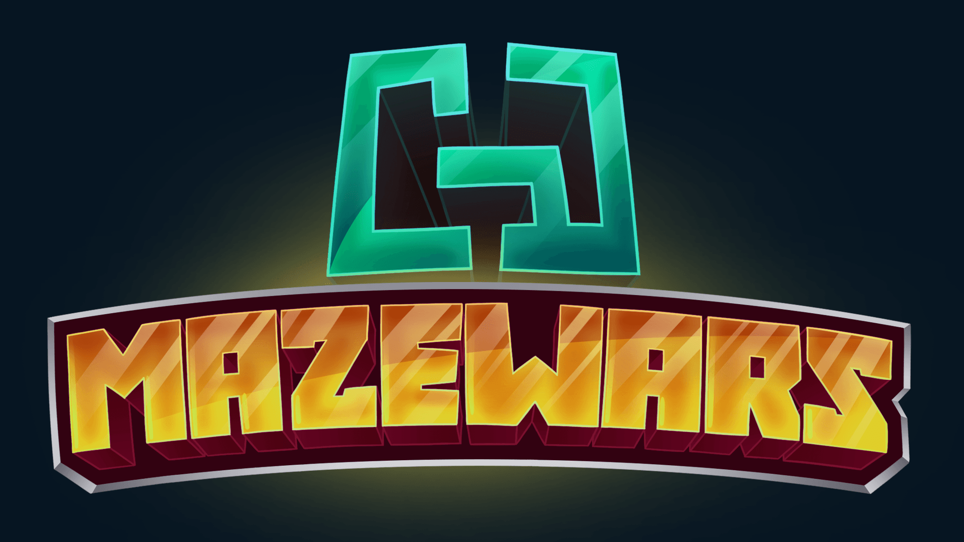 The logo for Maze Wars, a Minecraft map for Minecraft 1.21.1 by Azerus Team on MCCreations