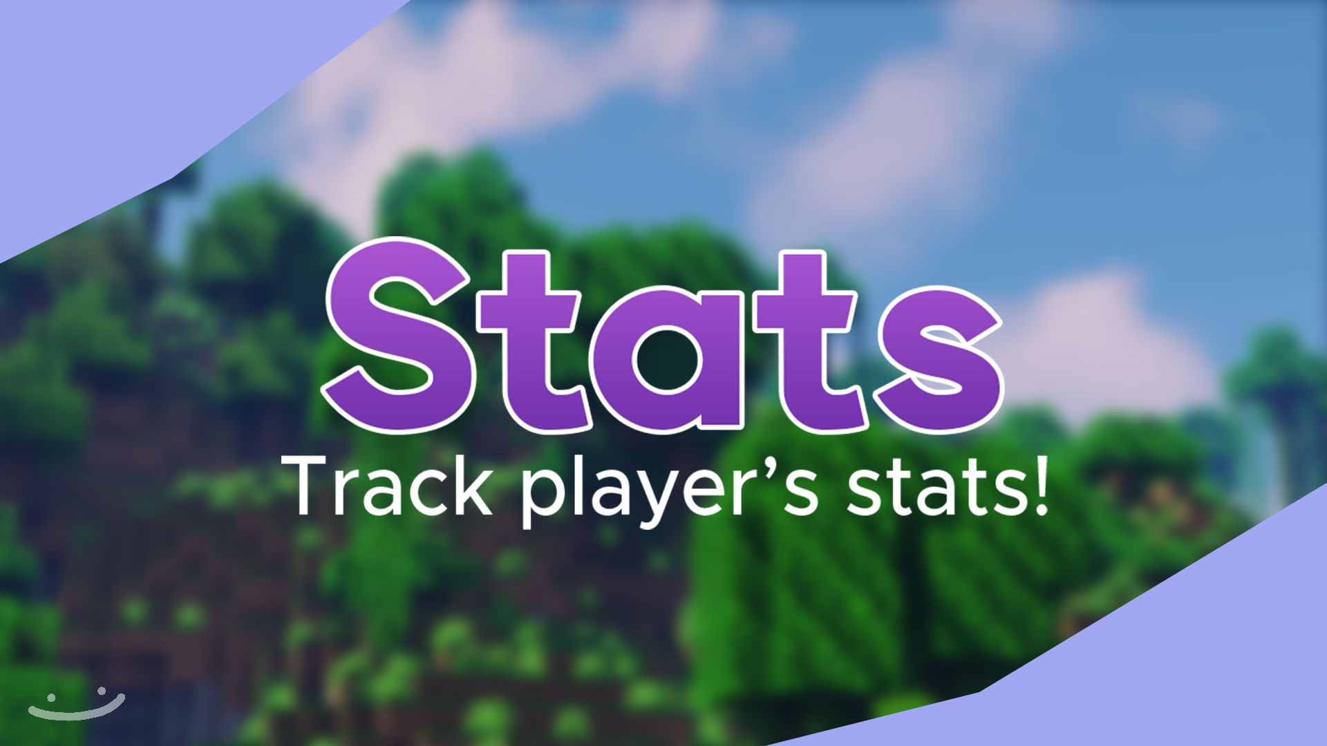 The logo for Stats, a Minecraft Map for 1.13+ by CXG