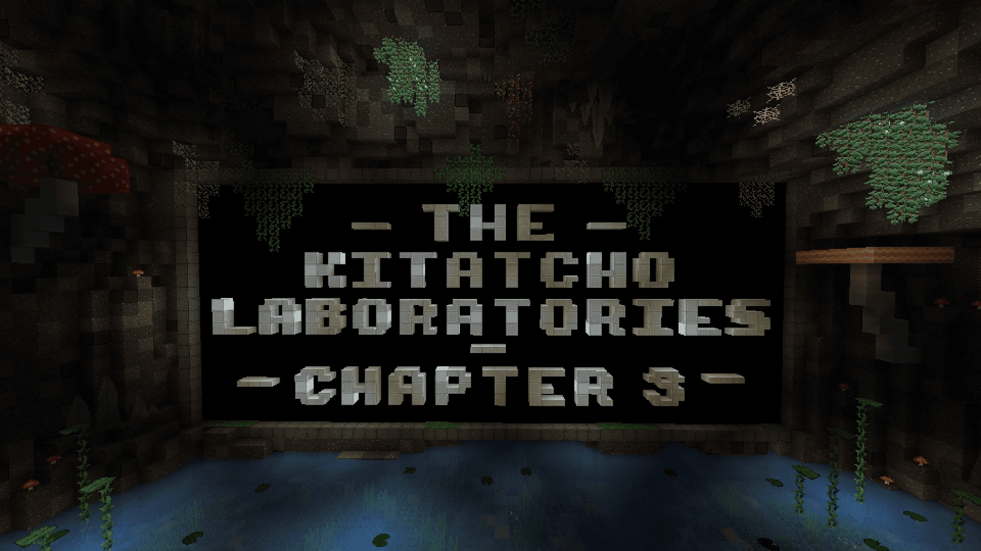 The logo for The Kitatcho Laboratories - Chapter 3, a Minecraft Map for 1.20.4 by Team Syllica