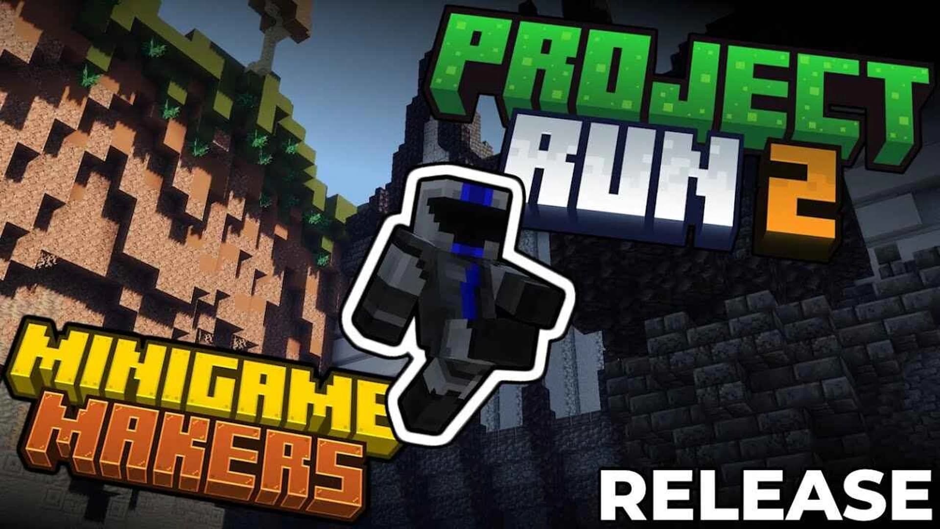 The logo for Project Run 2, a Minecraft map for Minecraft 1.21.1 by CosmicCortex on MCCreations